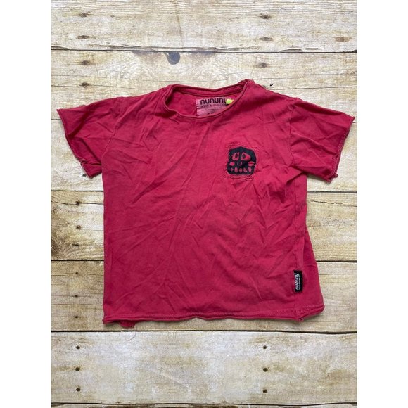 Nununu distressed red tee - Picture 1 of 2